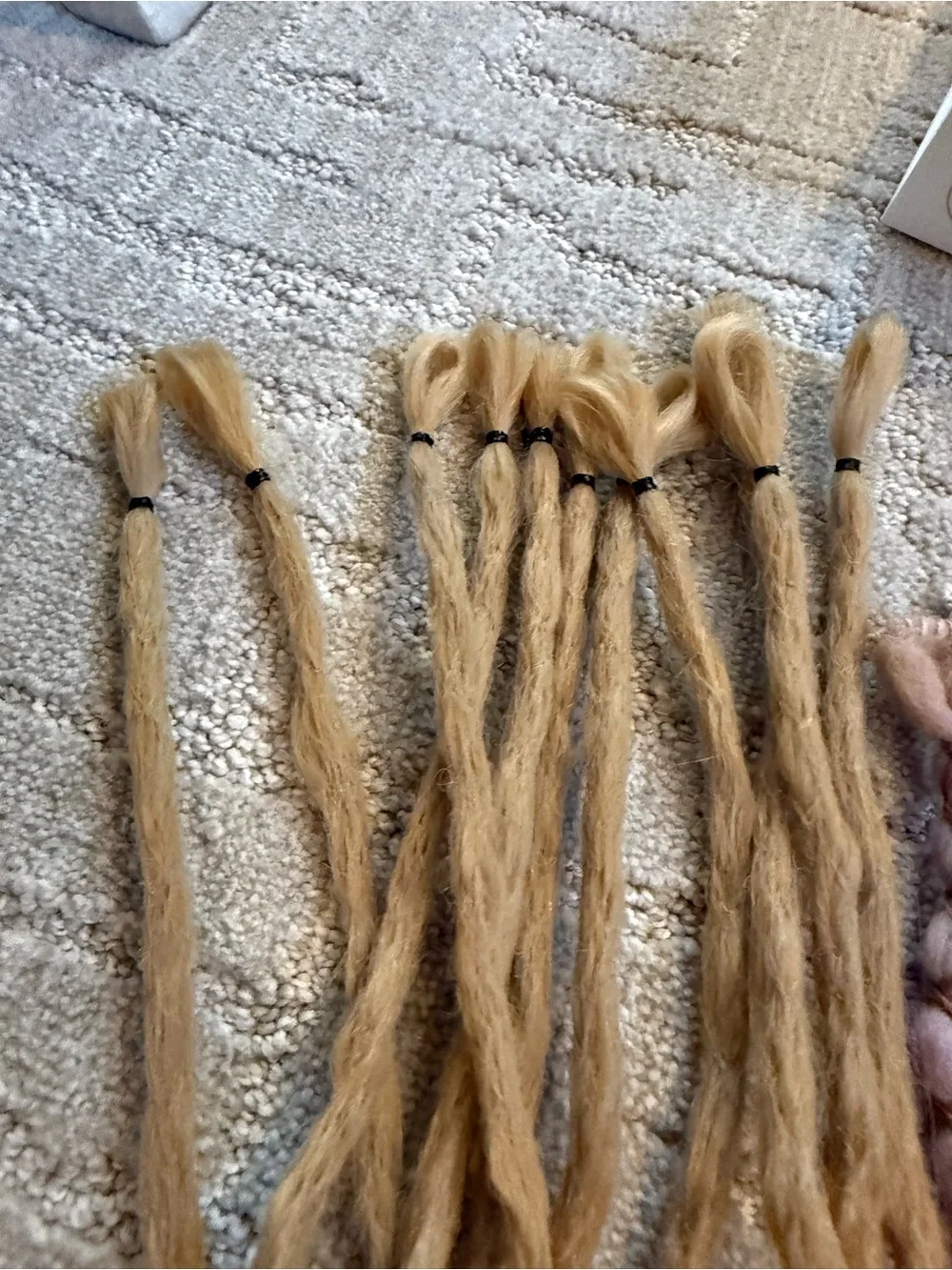 Free People Blonde & Pastel Braided Hair Extensions